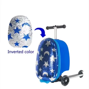 Reversible Sequin Bags Scooter Luggage and Kids Sequin Bag