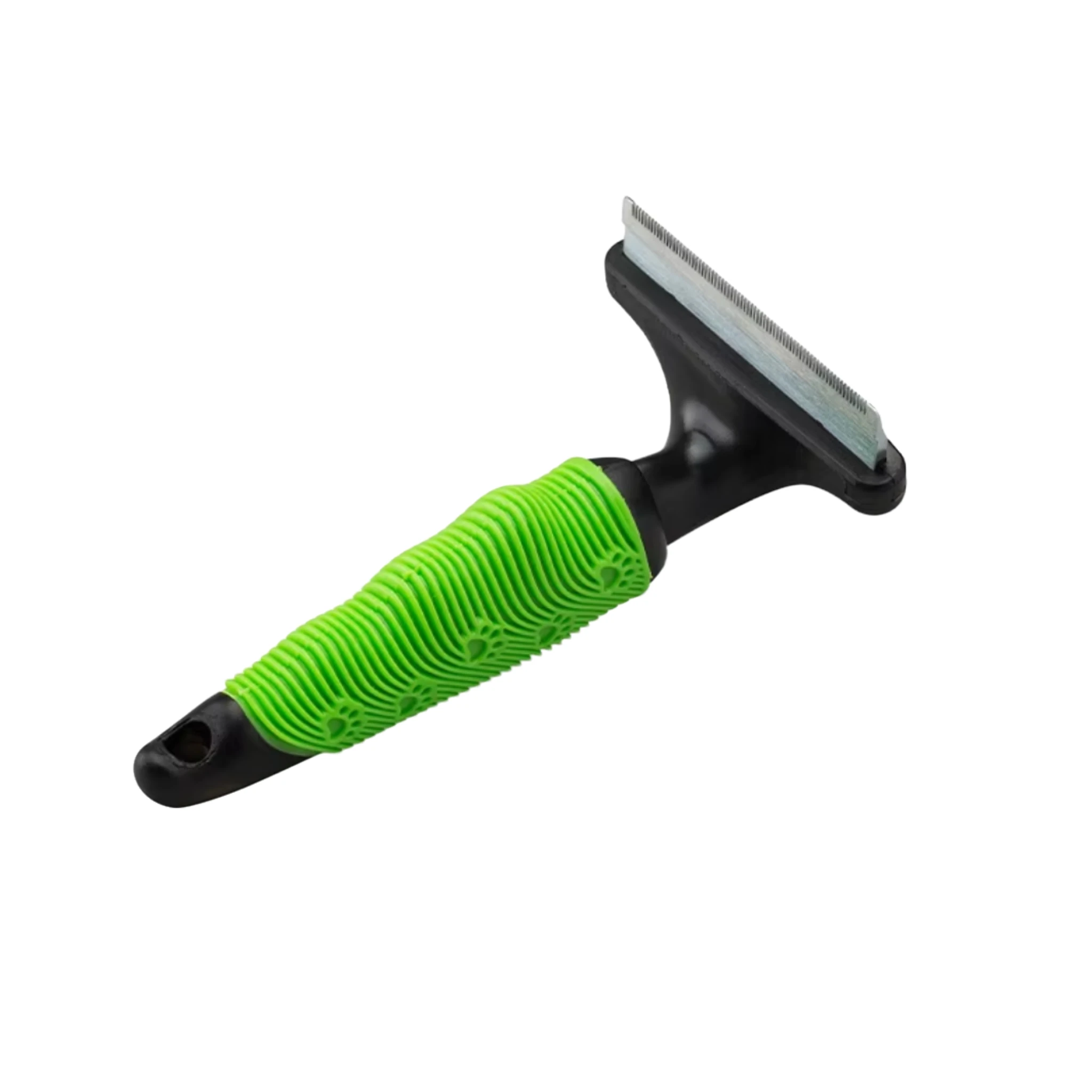 Medium Size Dog Grooming Brush Stainless Steel Pet Thread with Plastic Material for Deshedding