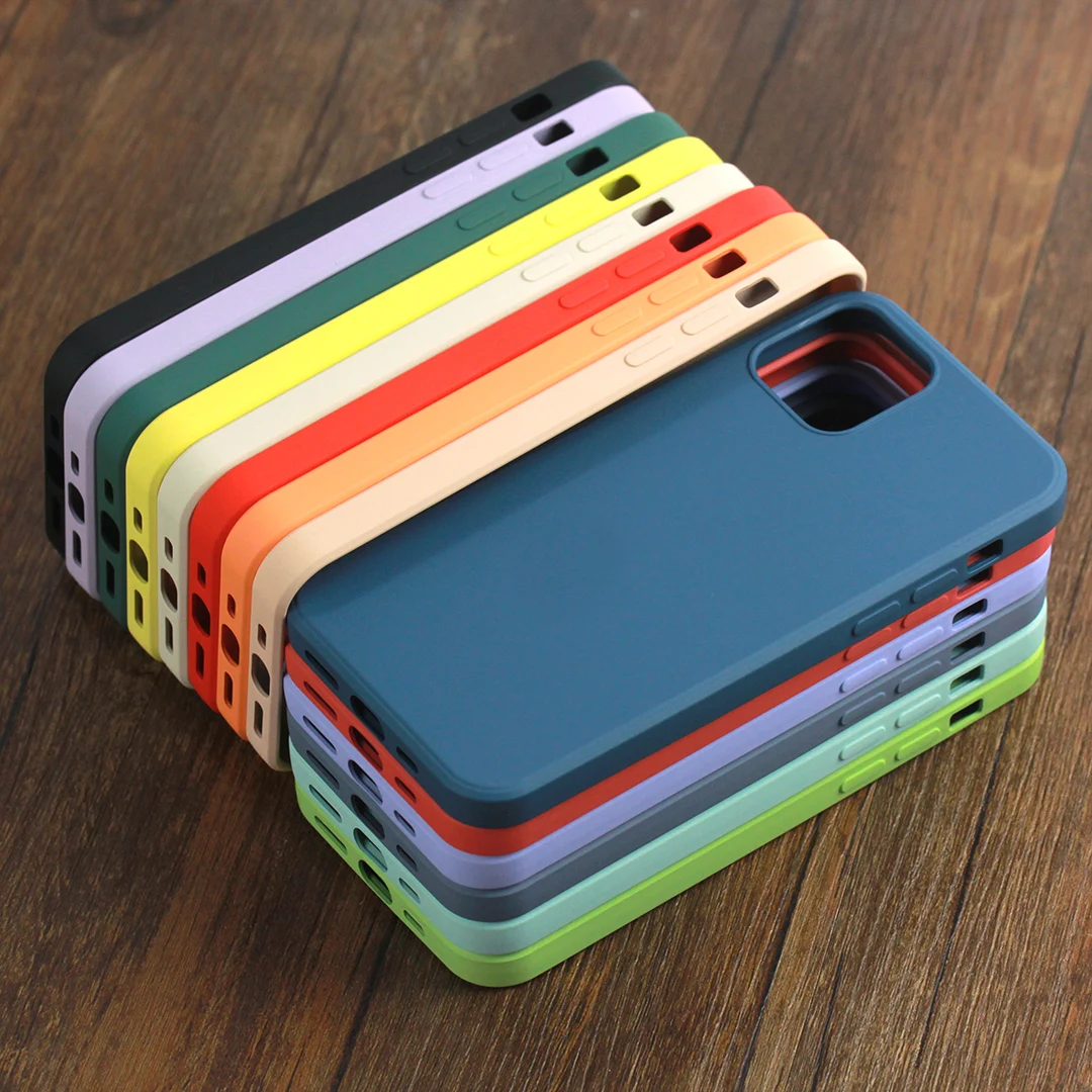 Оптовая продажа красные синие квадратный жидкий силикон i Phone чехол противоударный для Apple iPhone 14 13 Pro Max 12 черный мягкий силиконовый