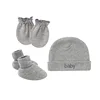Gray baby single layer 3-piece set