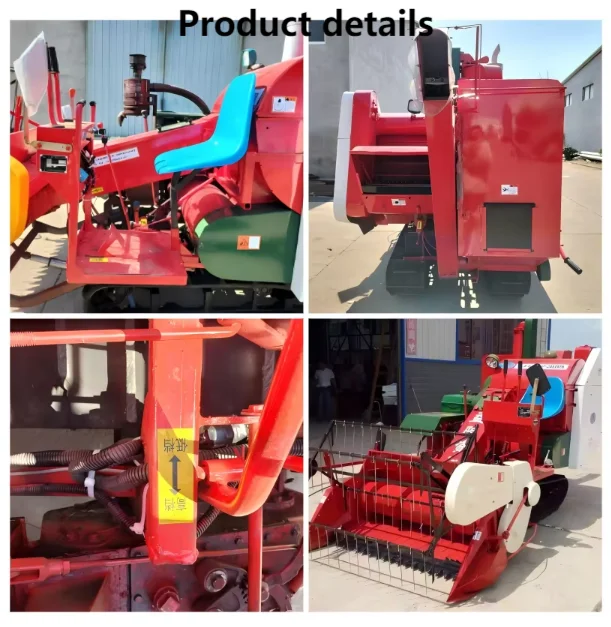 35Hp Self-Propelled Rice and Millet Harvester Hand Push Multi-Cylinder Soybean Machine for Harvesting
