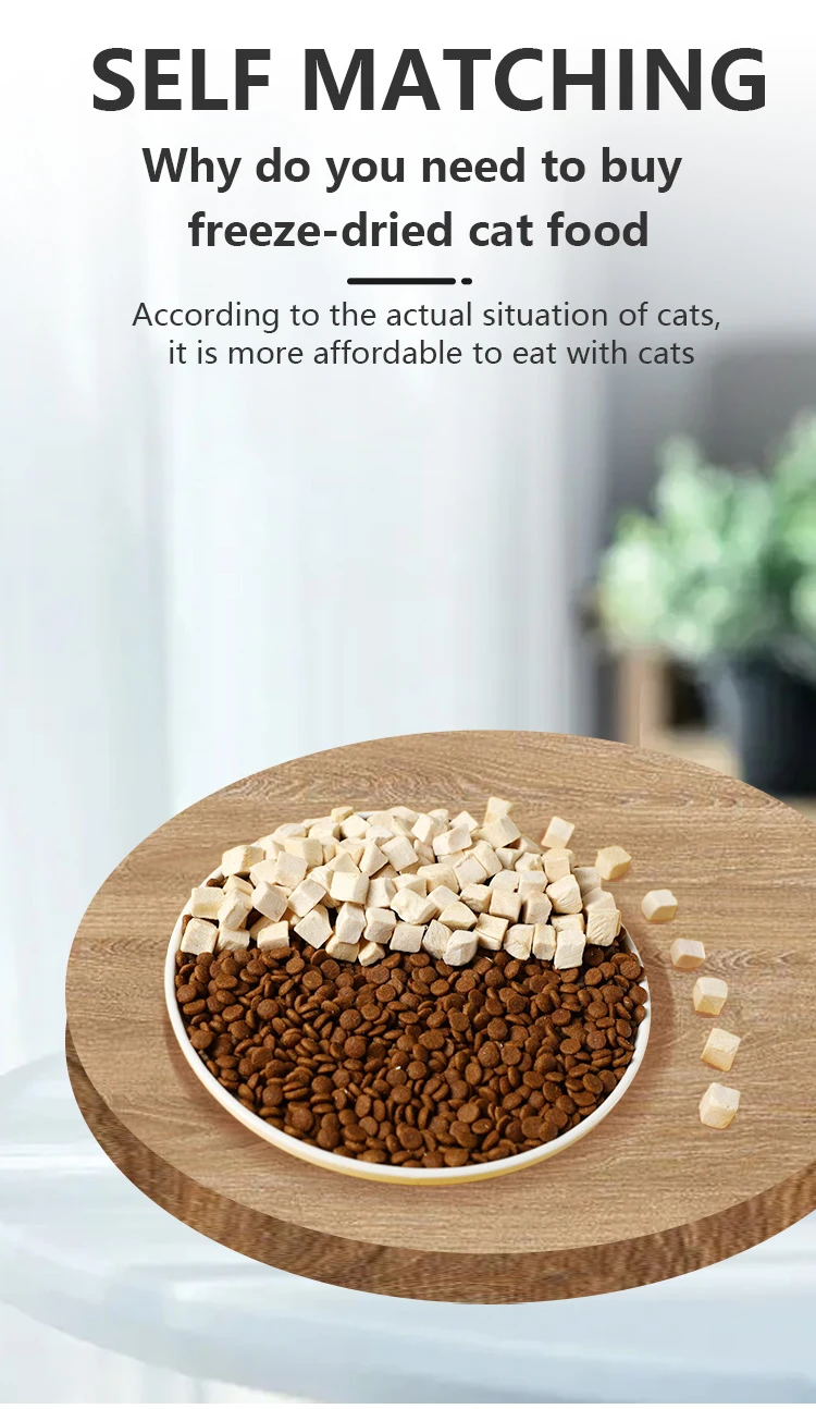 Factory Direct Cat Food Dry Bulk Factory Exports 10kg Natural Raw