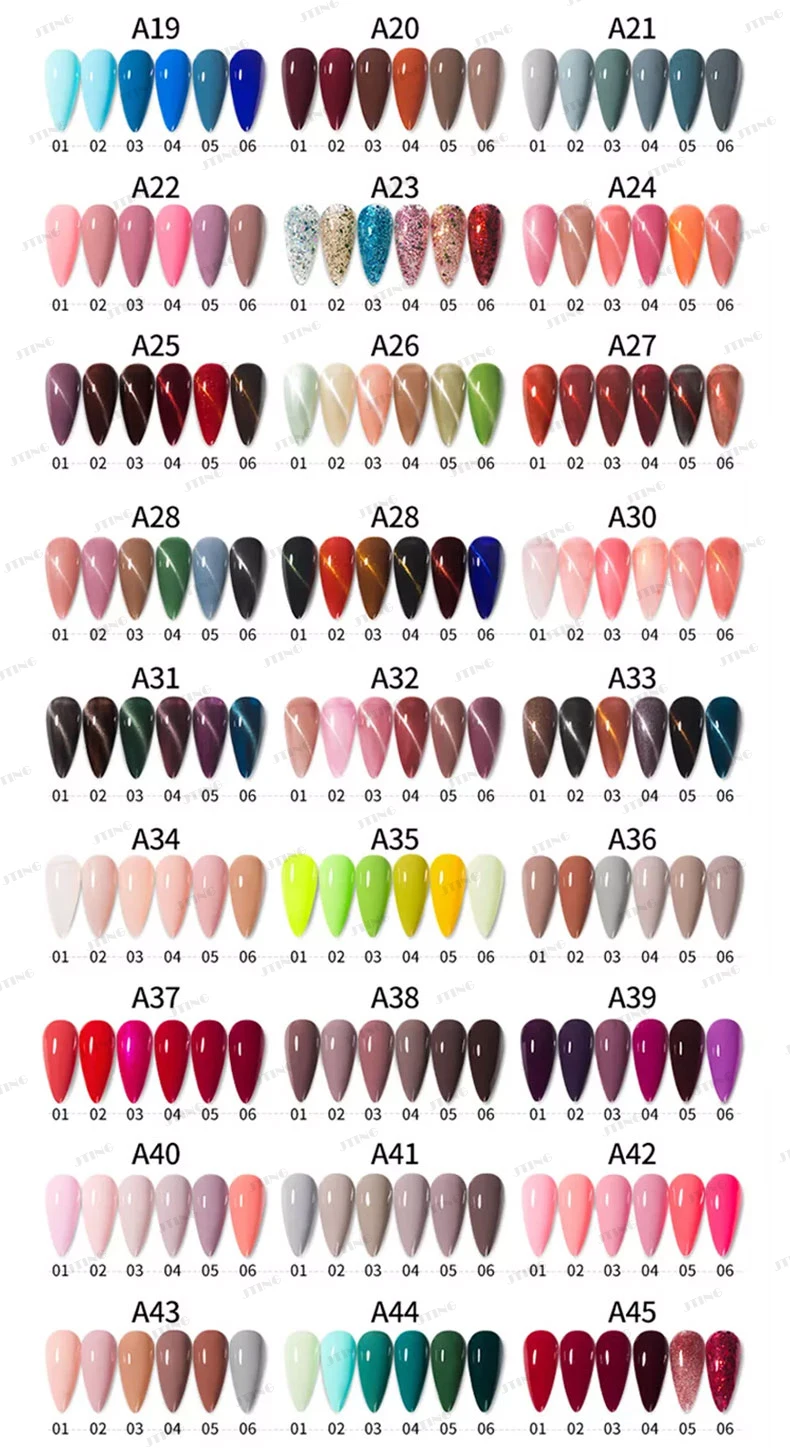 Jting Nail Salon Supplies New Arrival Design 6 Colors Collection Gel ...
