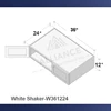 Shaker blanc-W361224