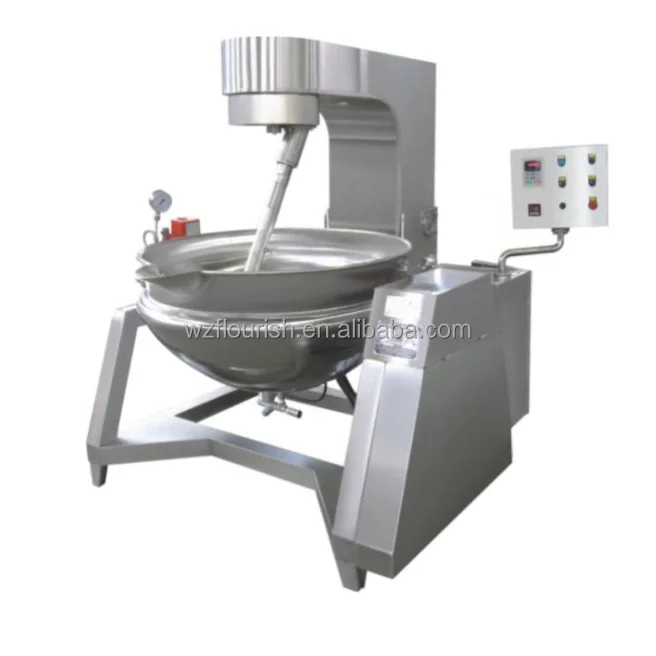 Full Automatic Planetary Jacketed Kettle With Agitator For Jam