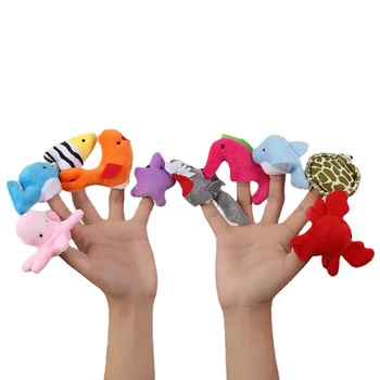 Hot Soft Plush Animals Finger Puppets Toys For Kids Mini Plush Figures Toy Assortment For Boys And Girls Party Favors For Shows