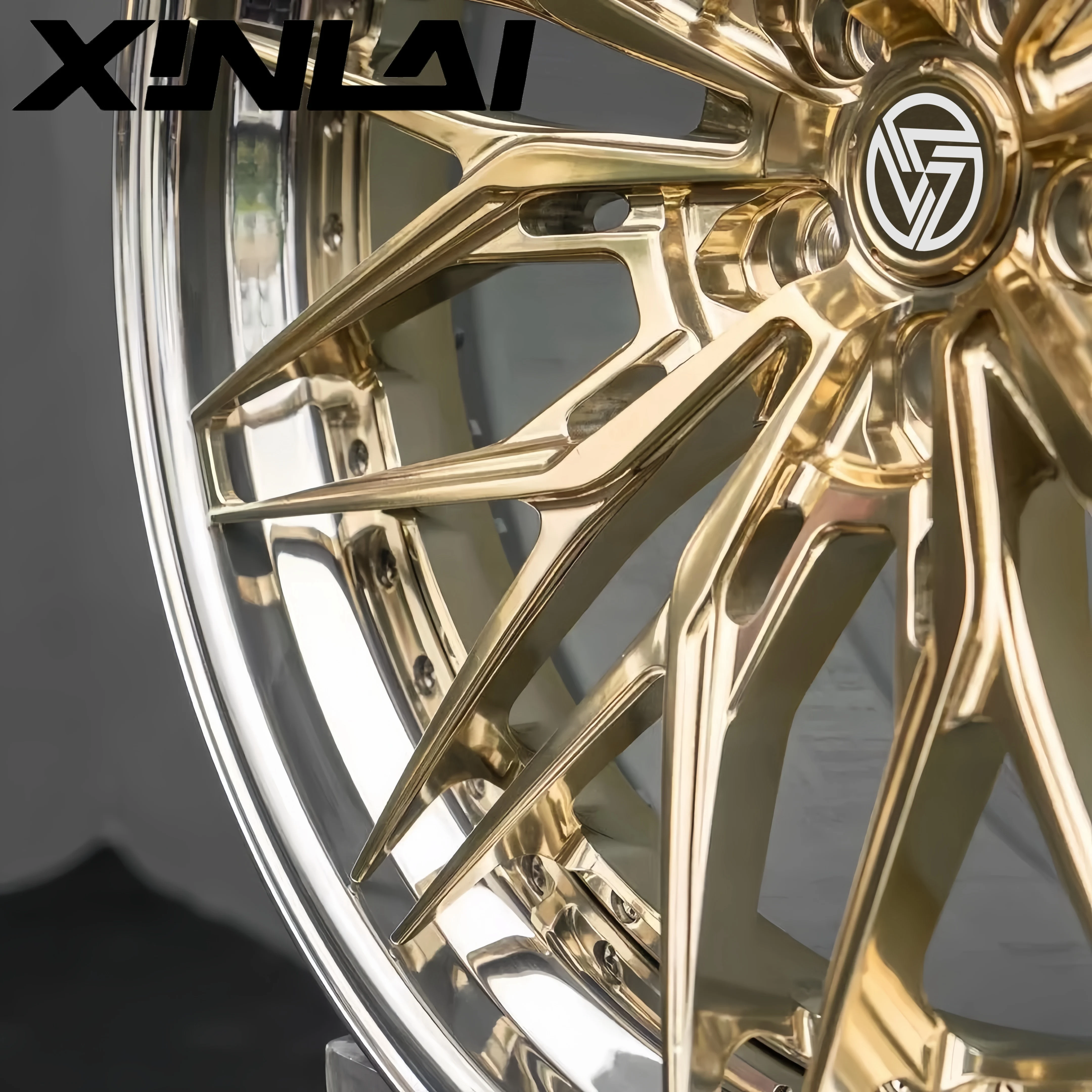 XINLAI Hot Sale 2 Piece Forged Brushed Polished 5x120 5x112 5x114.3 18 19 20 21 22 Inch Wheel for Racing Car Wheel - Image 3