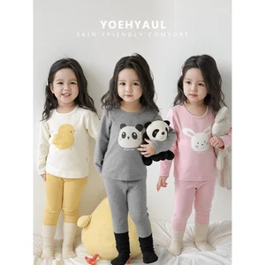 Extra-soft Lounge Children 's Set Homewear Boys Girls Underwear Pyjamas Cotton Nightwear Children's Indoor Clothing Sleepwear