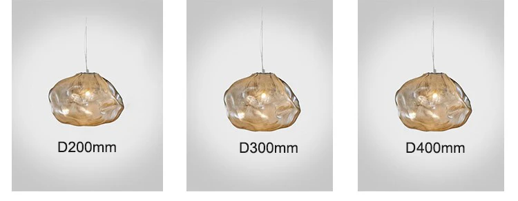Glass Cloud Pendant Lamp Modern Hanging Hotel Luxury E27 Droplight Chandelier for Villa Home Bar Restaurant Decorative Light