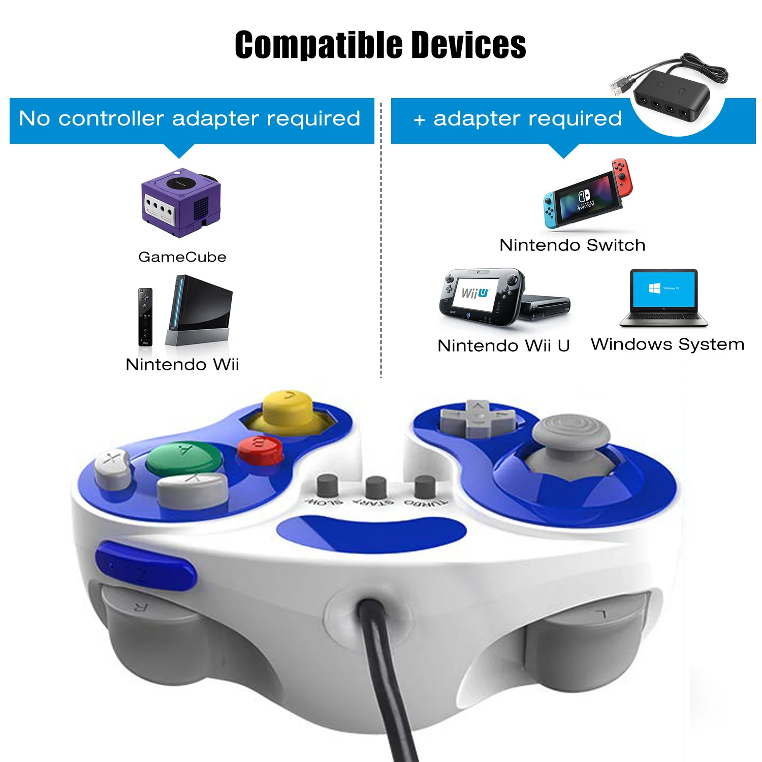 Dos Jugadores Juego 2pcs Ngc Controlador Joystick Para Nintendo Gamecube En La Consola Buy Mando Para Nintendo Mando De Grua Mando De Juego Product On Alibaba Com