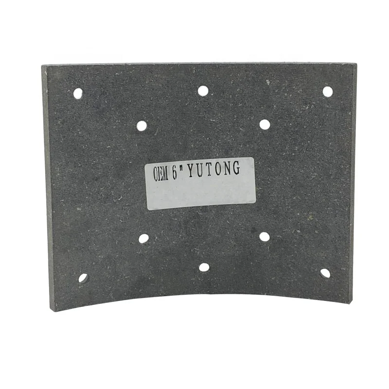 China Truck Non-asbestos Brake Shoe Lining 3552-00510 3554