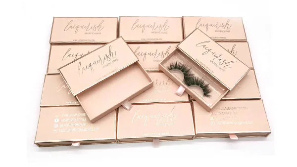 B350C оптовая продажа Пользовательский логотип квадратная роза золото ресницы бумаги lashbox упаковка коробка для ресниц
