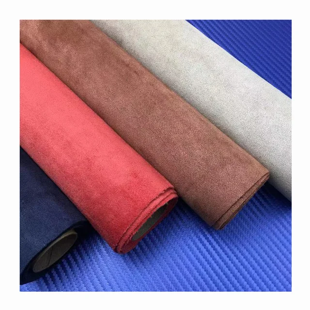 Factory Direct Suede Fabric 0.8 mm Faux Synthetic Sheets Repair Patch Self Adhesive Suede Leather Sticker Repair for Cars Seat