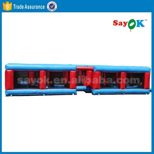 Team Building Inflatable Games Labyrinth Outdoor Sport Large Inflatable Arena Maze for Sale