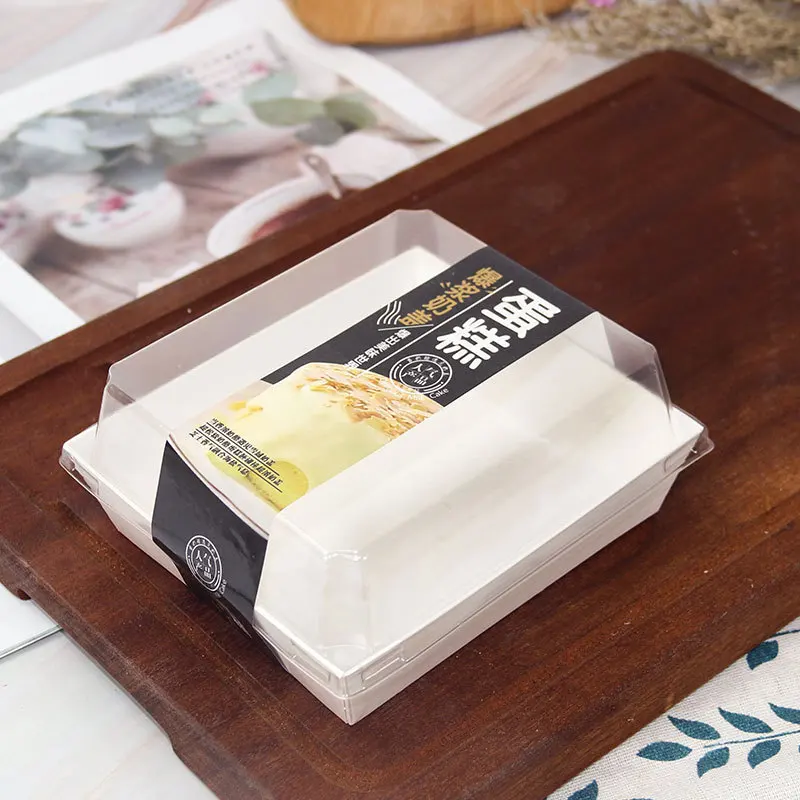 14 Inches Wegwerp Display Transparent Carton Custom Sample Christmas Store Packing Cake Box 25X25X30