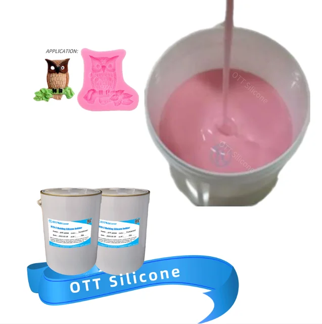 RTV-2 translucent platinum/Tin cure silicone rubber for low melt metals moulds making
