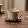 Tasse en forme de fleur + dessous de verre