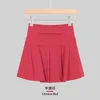 Short skirt chinese red