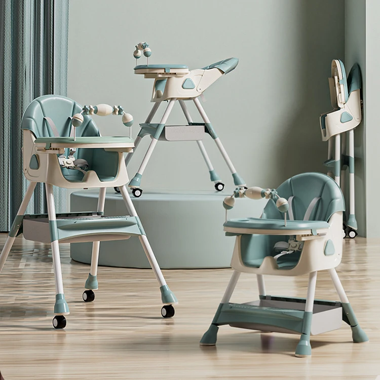 CLAF BEBE Factory Supply 2 in 1  High Chairs Safety Baby Well-designed Fast Supplier Available Travel Cot Baby