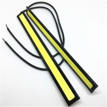 17CM 12V Car Daytime Running Light DRL COB Waterproof Super Bright Styling Light Bar Fog Lamp