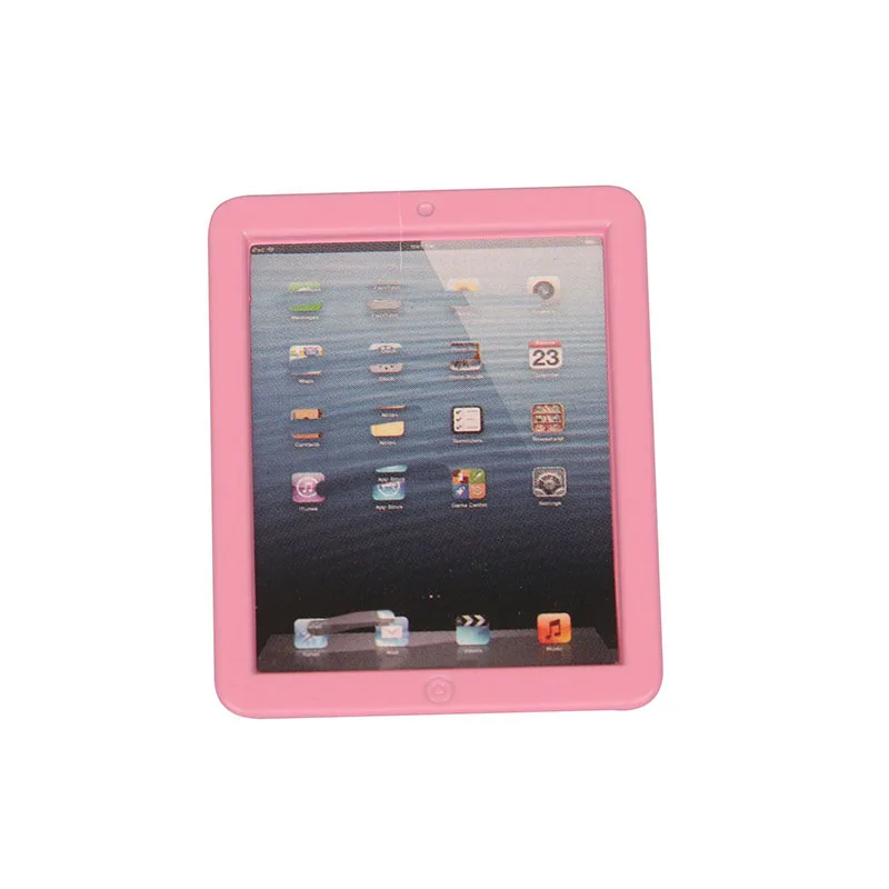 Оптовая продажа Новое поступление 18 дюймов американская кукла девочка, автомобильные аксессуары, розовый цвет ноутбука Ipad Iphone наборы игрушечных конструкторов