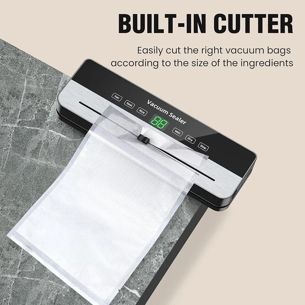 2024 Home Automated Vacuum Sealer Food Vacuum Sealer Machine for Kitchen