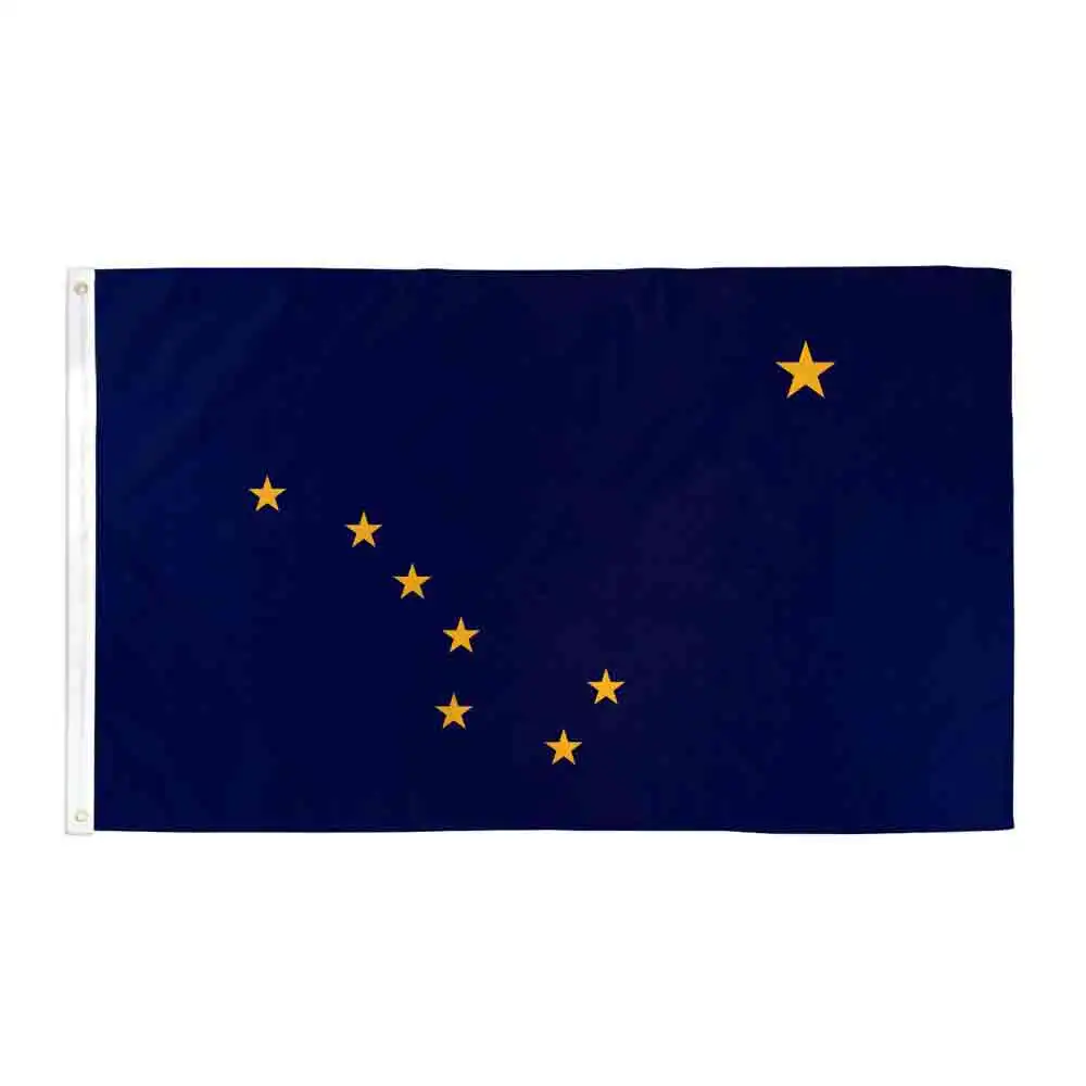 High Capacity High Quality Alaska Flag Direct From Factory USA for State Flags Print