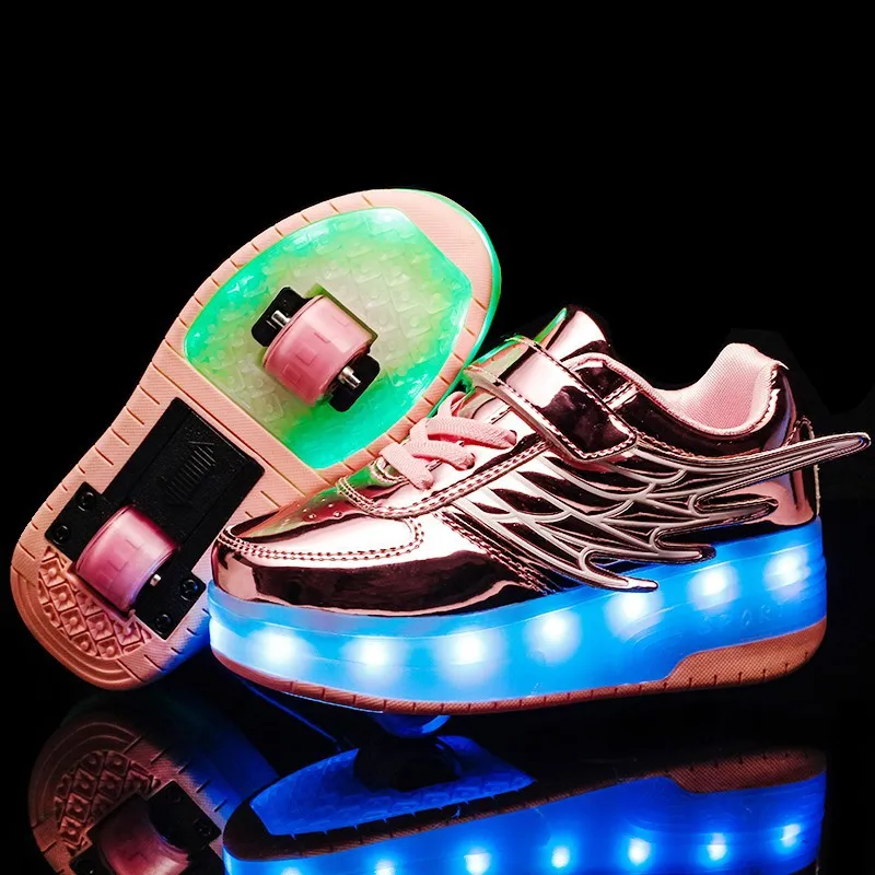 Ook Oefenen religie High Quality Usb Rechargeable Led Light Roller Shoes Wheel Skate Sneaker  Shoes For Boys Girls Kids - Buy Led Roller Skate Shoes,One Wheel Shoes  Children Roller Shoes,Land Roller Skate Shoes Product on
