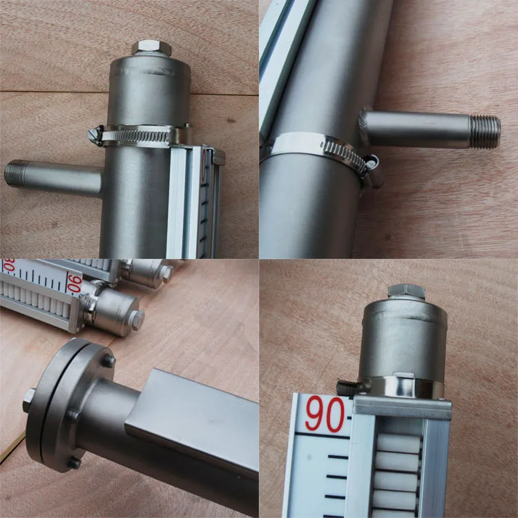 Magnetic Bypass CO2 Liquid Float Level Indicator UHC Liquid Level Indicator