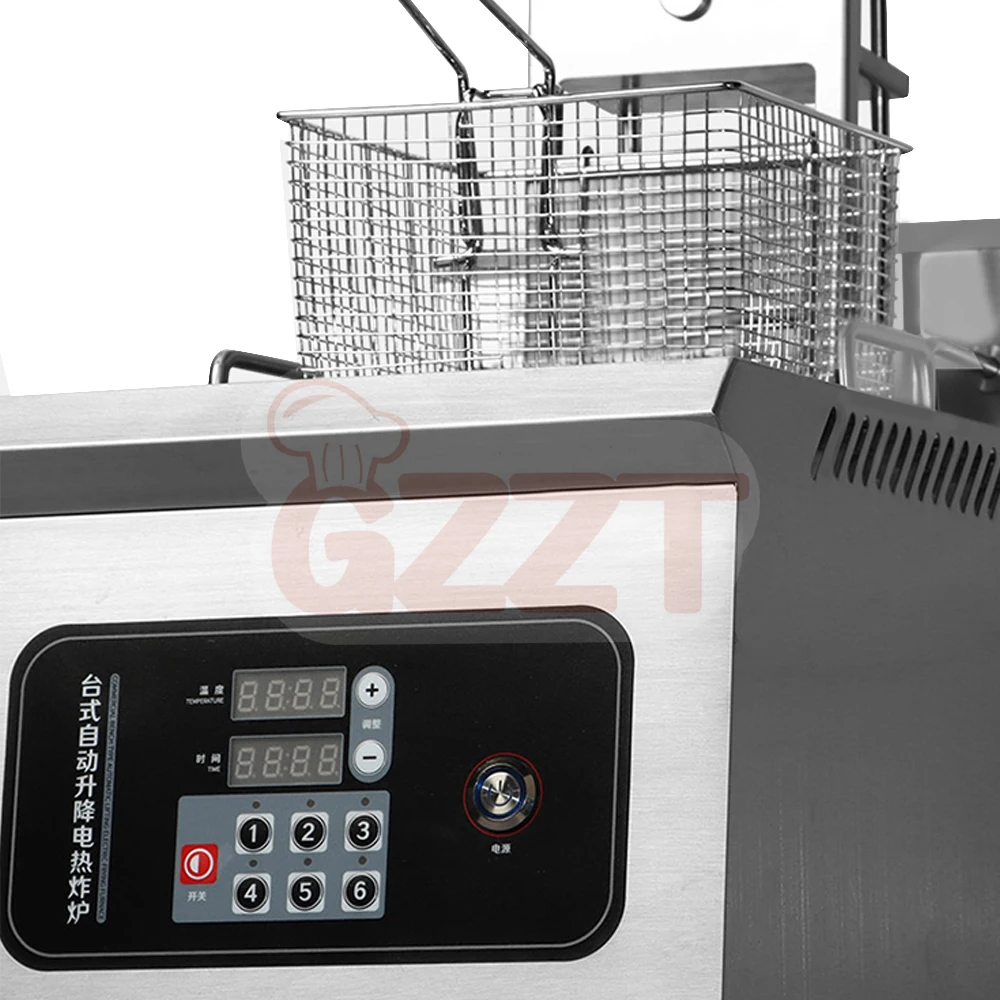 28 Liter Tabletop Automatic Lift-up Frying Machine Electric Deep Fryer Chicken,Deep Fryer Commercial - Image 3