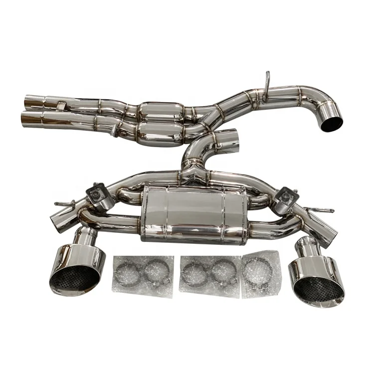 Performance Exhaust System Exhaust Valvetronic Catback With Remote Control For Audi