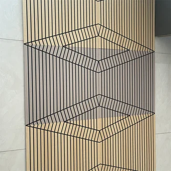 Customized Size WPC Engraved Decor Wall Board PVC Formwork Foam Board Sheet CNC Engraved Interior Home Decorative 3D Wall Panel