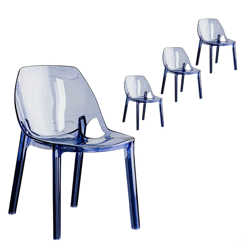 Transparent Dining Chairs Stylish Acrylic Ghost Chairs