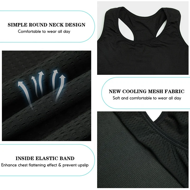 Custom Moisture-Wicking Compression Lesbian Breast Binder Chest Transgender Ftm Tomboy Binder for Trans