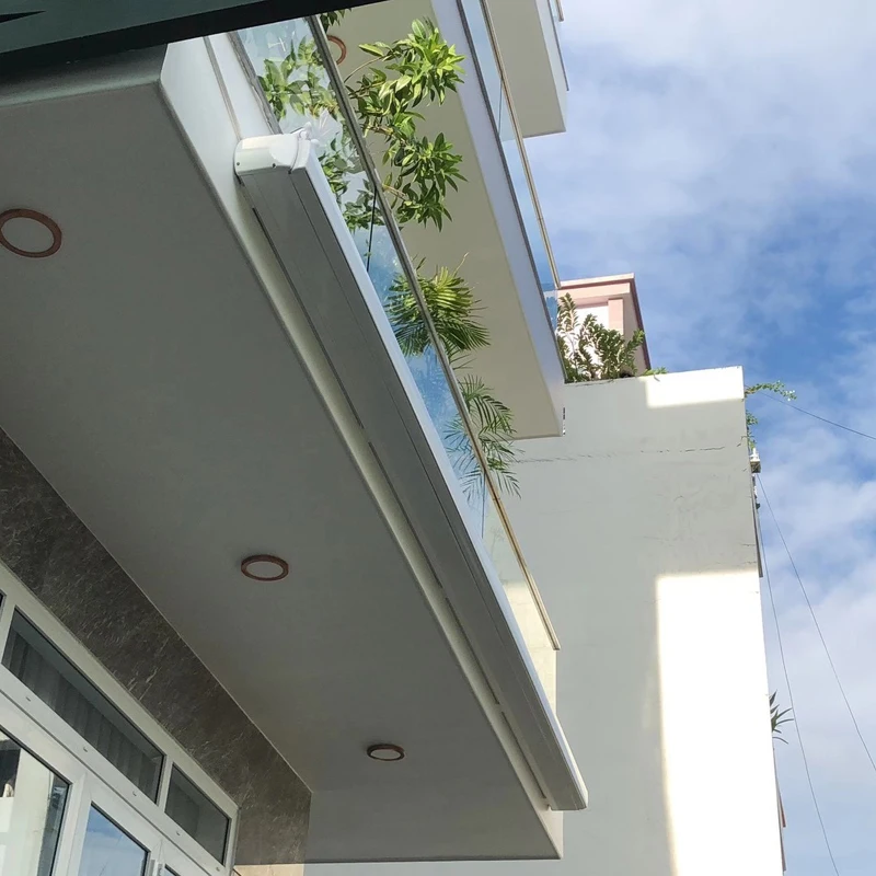 Outdoor Waterproof Canopy Adjustable Awning Acrylic Full Cassette Retractable Awning