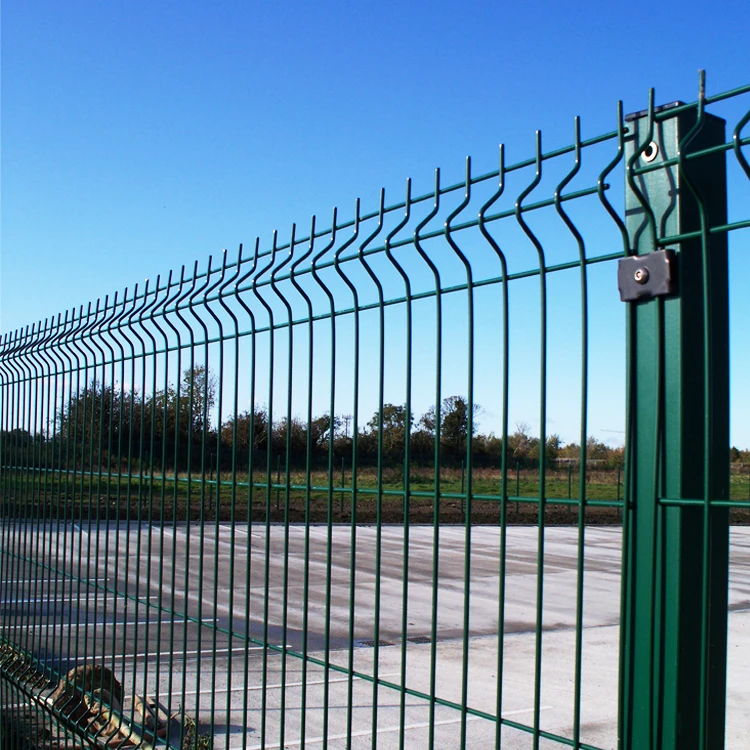 product home use 3d fencing wire mesh welded curvy wire mesh fence-4