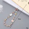 K3567 carrot-shaped heart bear phone charm  pink