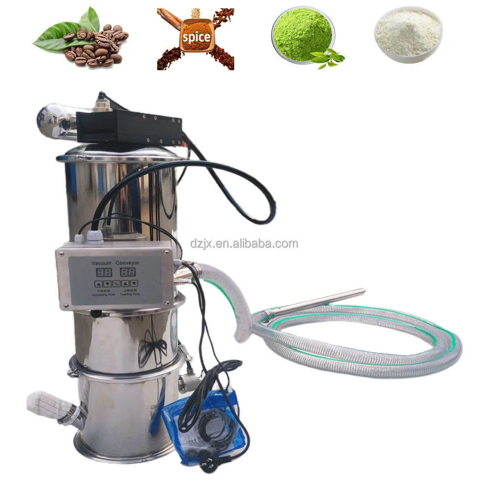 DZJX Automatic Plastic Resin Material Feeding Hopper Vacuum Suction Feeder Auto Loader for Injection Blowing Molding Machine