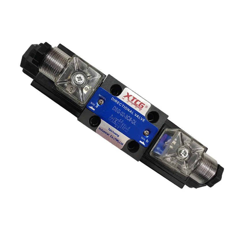 Hydraulic Solenoid Valve DSG02 DSG03 3C2 3C3 3C4 3C6 2B2   DC12V 24V  AC220V 110V   Directional Control Valve Reversing Valve