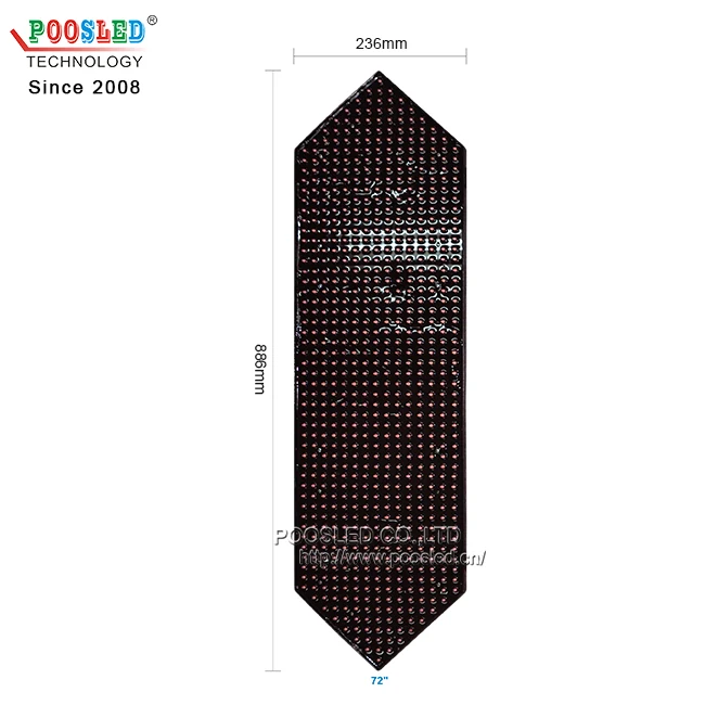 72 Inch LED Digital Segment Board for Seven Parts Waterproof 7segment Digital Display Large 7 Segment