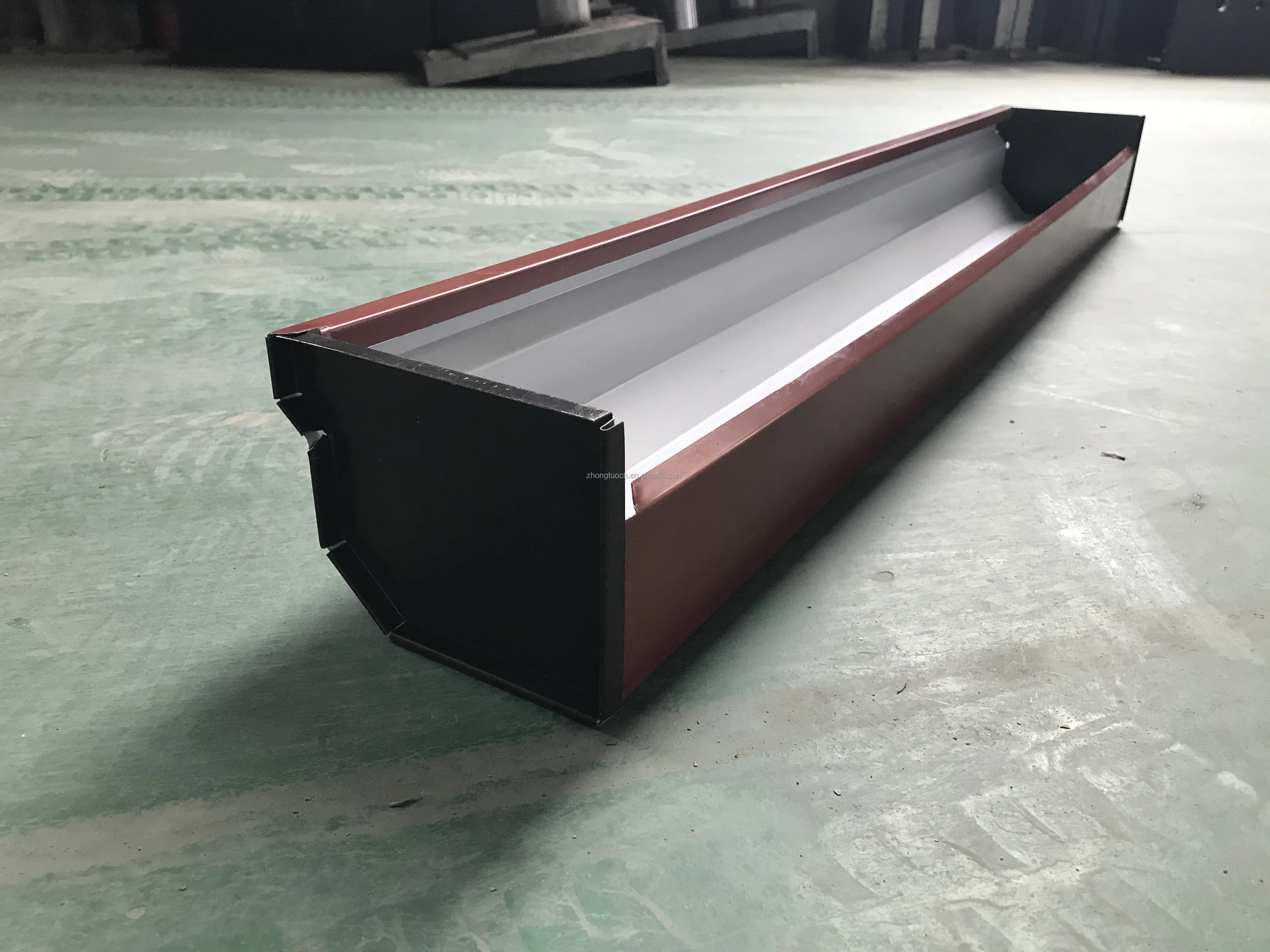 ZTRFM CE ISO Certificated 5" k Ironman Gutter Machine Portable Roll Form