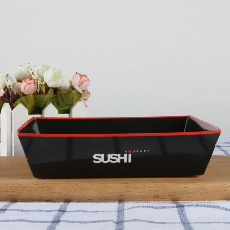 Custom Takeaway Packaging Sushi Tray Disposable Sushi Box