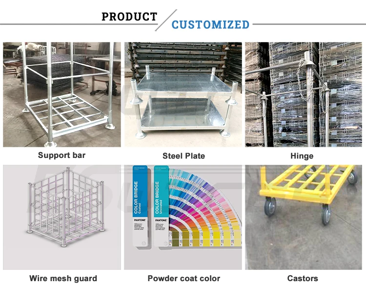 Powder Coating Material Handling Warehouse Storage Portable Stacking ...