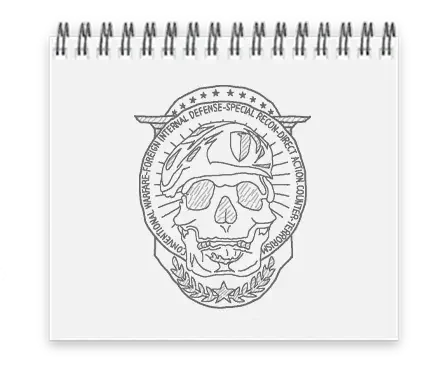 Share your hand-drawn sketch or idea for a 3D coin