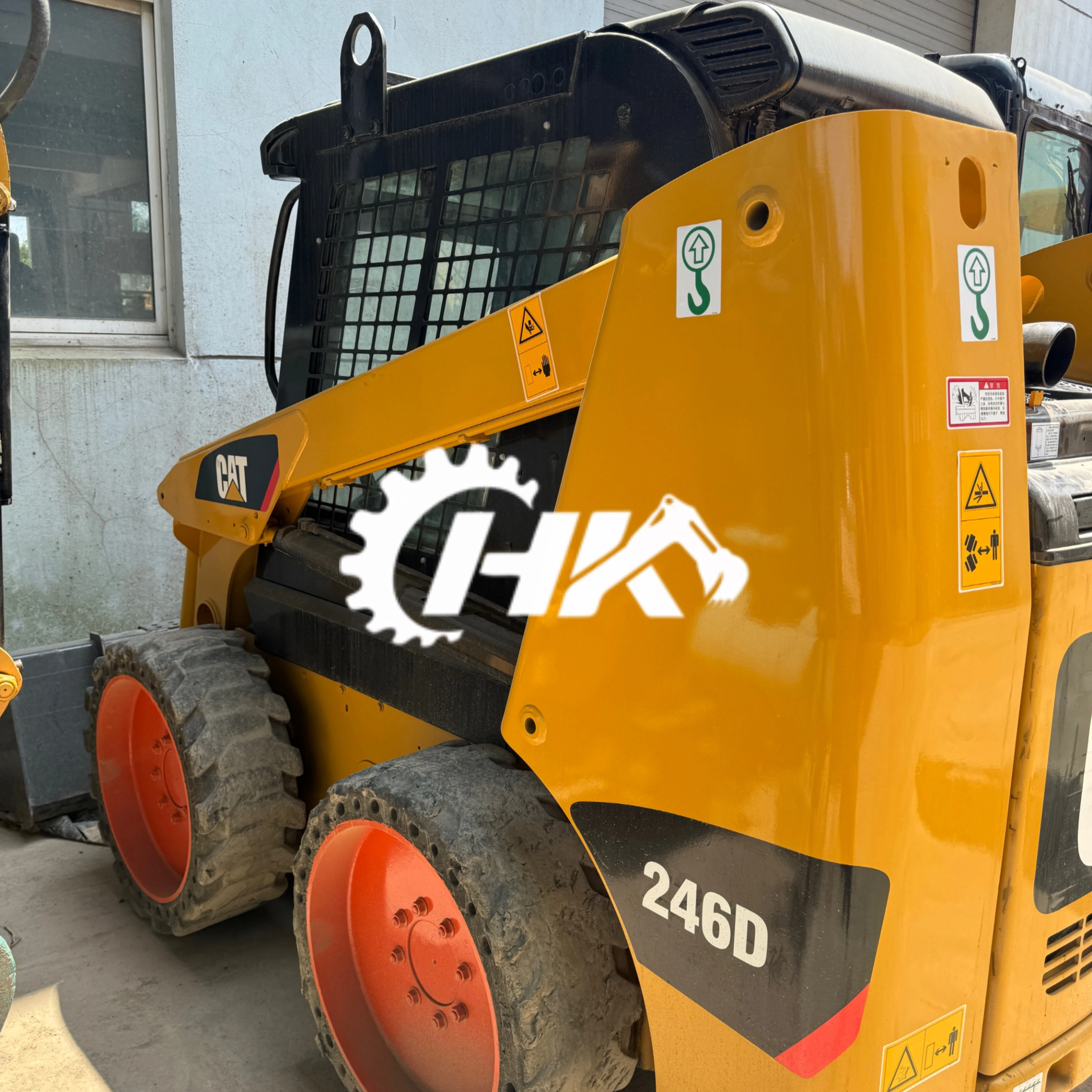 HANGKUI, мини-погрузчик с бортовым поворотом CAT 246D б/у в хорошем состоянии, отличного качества, оригинальный двигатель, лицензирован в соответствии со стандартами EPA и CE