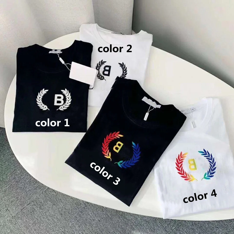 Camiseta De Manga Corta Con Cuello Redondo Para Hombre,Ropa De Marca De  Lujo De Marca De Diseñador,Con Letras De Trigo B,A La Moda - Buy Camiseta  De Lujo De,B Casa Camiseta,Marca De