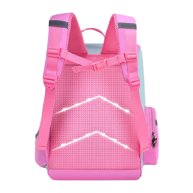 Personnalisé Licorne Dessin Animé Mochila Primaire Étudiant Rose
