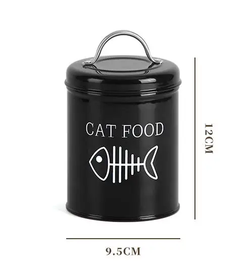 Factory Direct Sale Durable Galvanized Iron Storage Containers Set of 4 for Pet Clothes and Pet Food