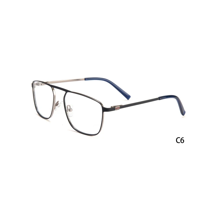 2025 New Arrival Custom Anti Blue Light Blocking Lenses Metal Eyeglasses Optical  Glasses