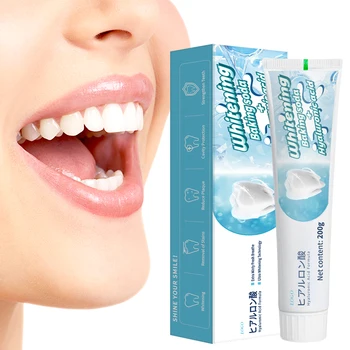 Factory custom wholesale double mint fresh breath whitening teeth baking soda whitening toothpaste